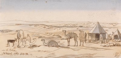 Near El Areesh, 3:30 pm, 30 March 1867 by Edward Lear